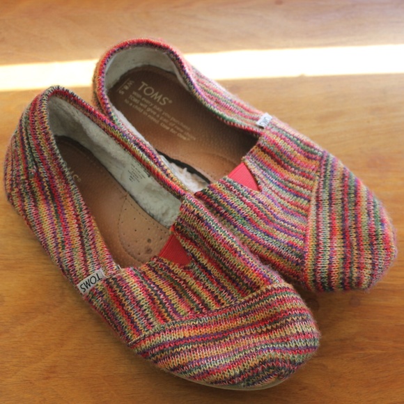 Toms Shoes - Knit Pattern TOMS Flats